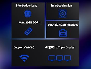 Amazon.com: Maxtang Mini PC ALN50 Dual 2.5G LAN, Small PC with